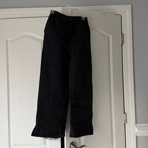 Kids Girls Black Snow Pants